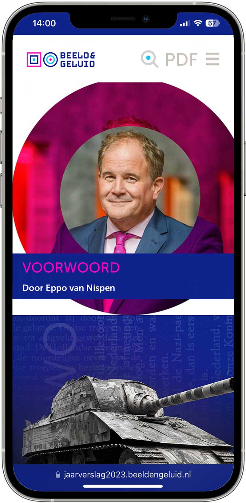 Webversie is responsief